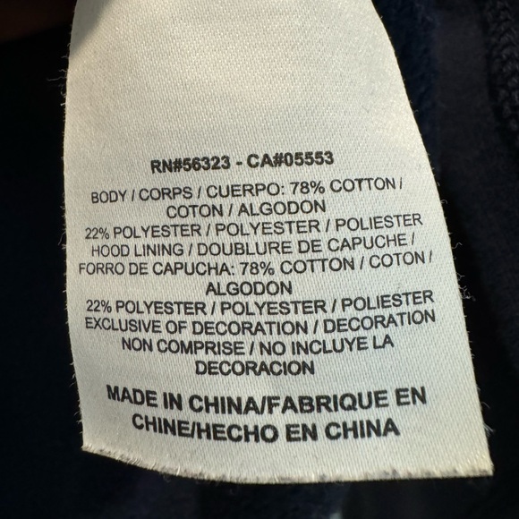 NFL Dallas Cowboys Football Hoodie, Navy Blue, Prescott #4- size Boys M (8-10) - Picture 6 of 6